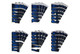 Kawasaki Factory Matched™ Blue/Black 3 Registration Kit by Hardline Products